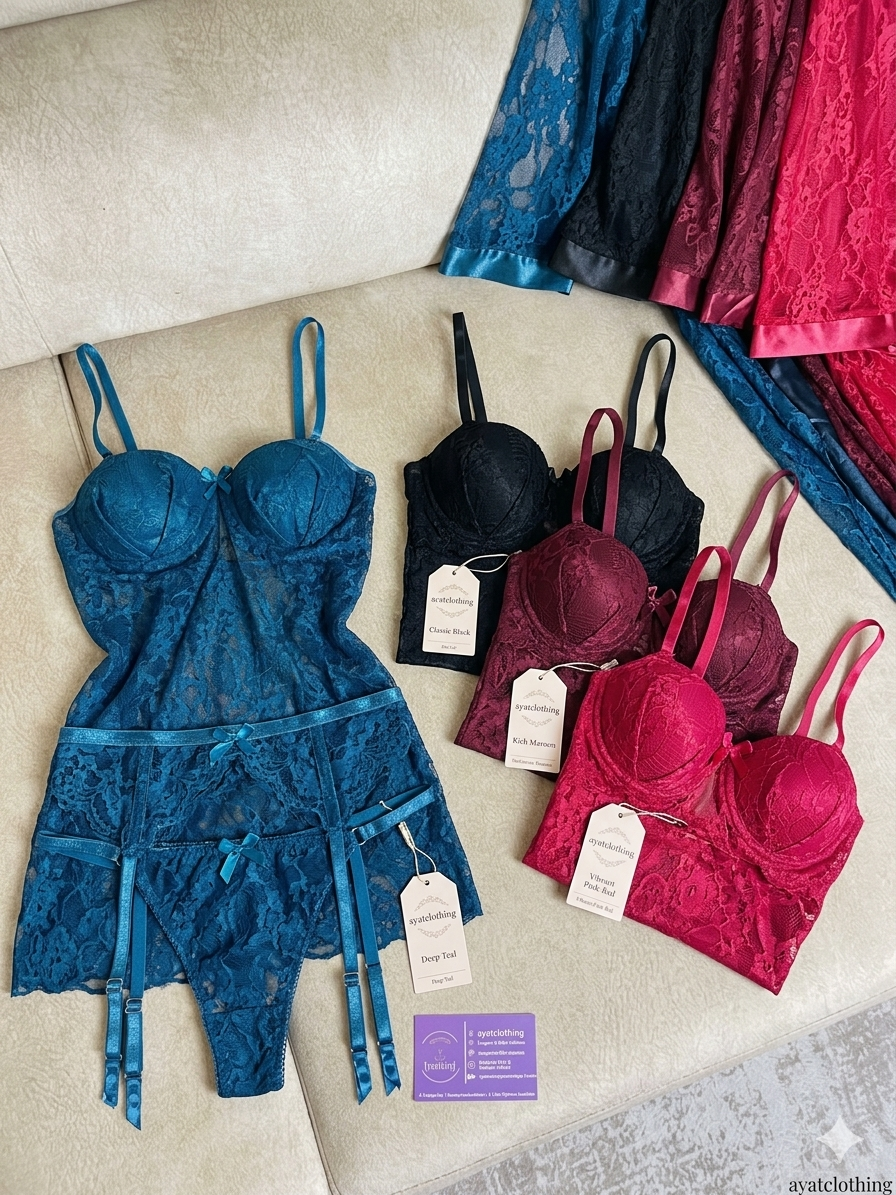 Lace Lingerie Set — Premium Quality
